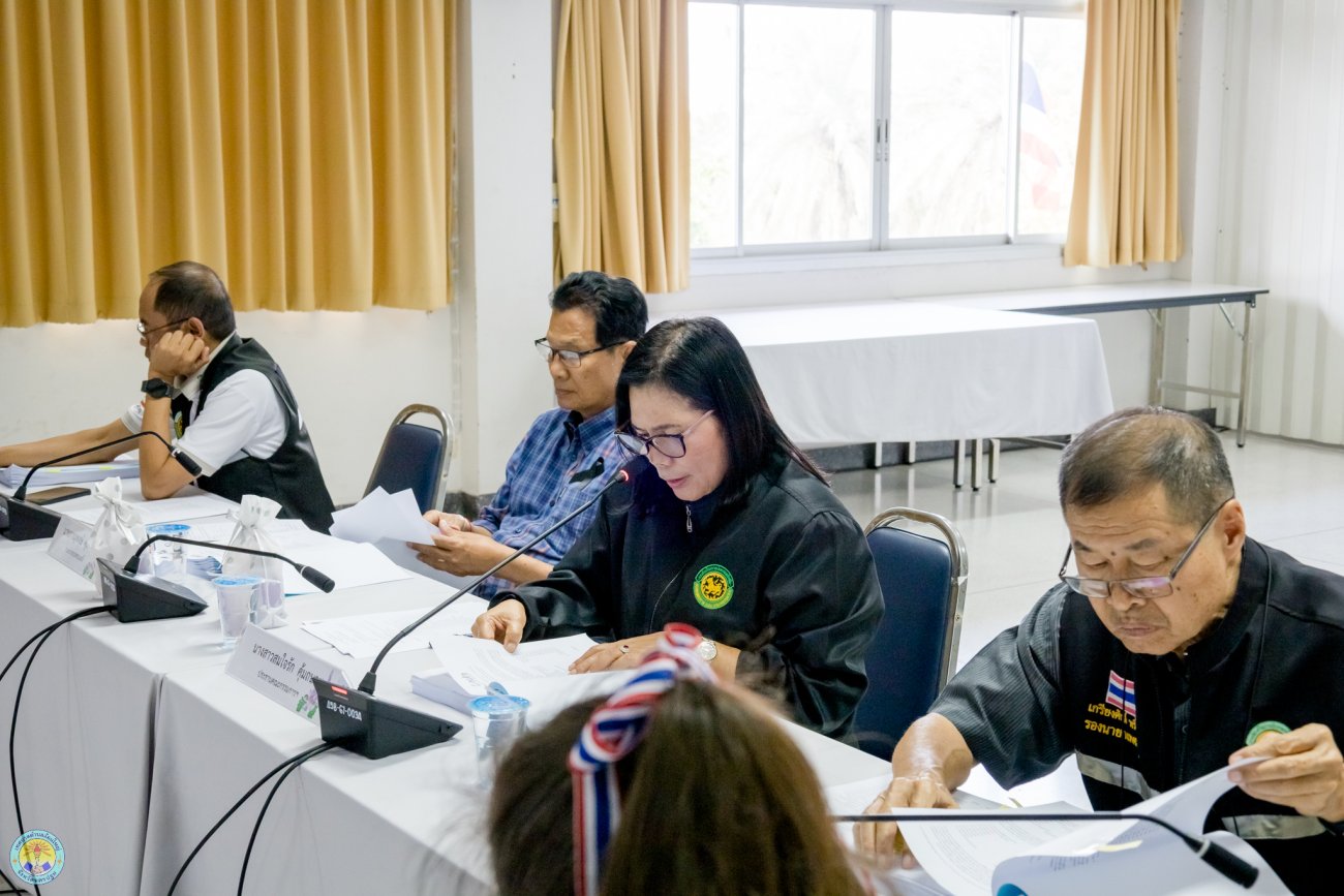 ประชุมคณะกรรมการกองทุนหลักประกันสุขภาพเทศบาลตำบลอ้อมใหญ่ ครั้งที่ 1/2569