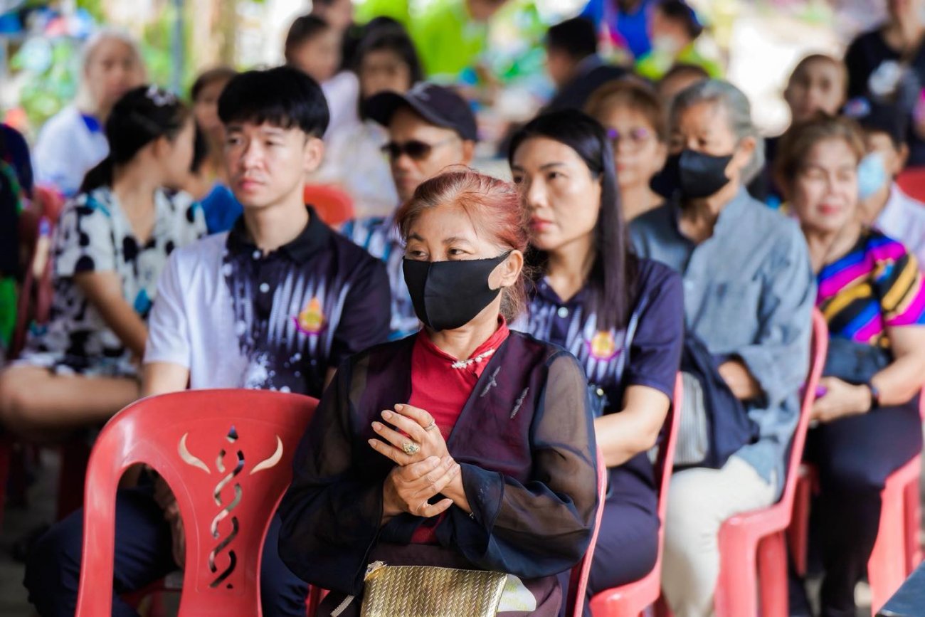 โครงการสร้างความร่วมมือด้านการวิจัยกับมหาวิทยาลัยหรือองค์กรระดับชาติและนานาชาติ ณ ศูนย์การเรียนรู้สุขภาวะชุมชน หมู่ที่ 4 ตำบลอ้อมใหญ่